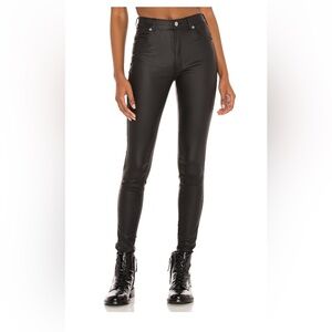 NWT Dr Denim Black Metal Pants